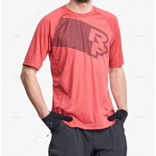 2021 RACE FACE Mountain Bike MTB Shirts Mens Downhill Jerseys Offroad DH Motorcycle Jersey Motocross Sportwear BMX Clothing