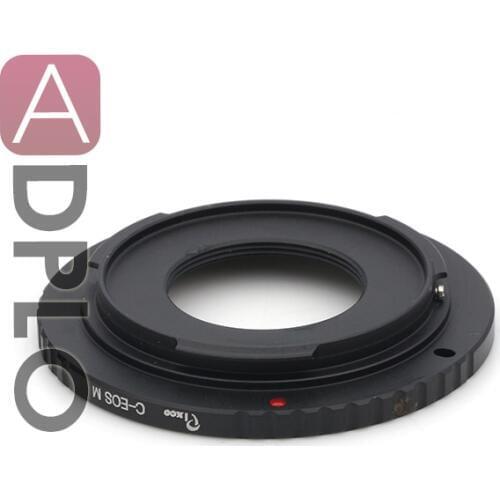 Lens Adapter Suit For 16mm C Mount Film Lens to Suit for Canon EOS M Camera