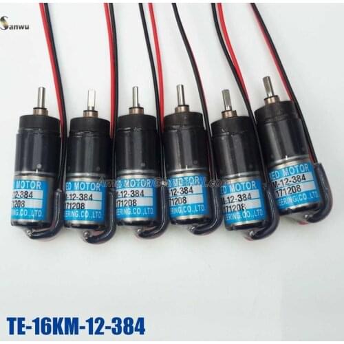 Free ship 5 Uints/lot Best Te-16km-12-384 Ryobi ink key motor TE16KM-12-384 offset printing machine spare parts TE-16KM-12-384