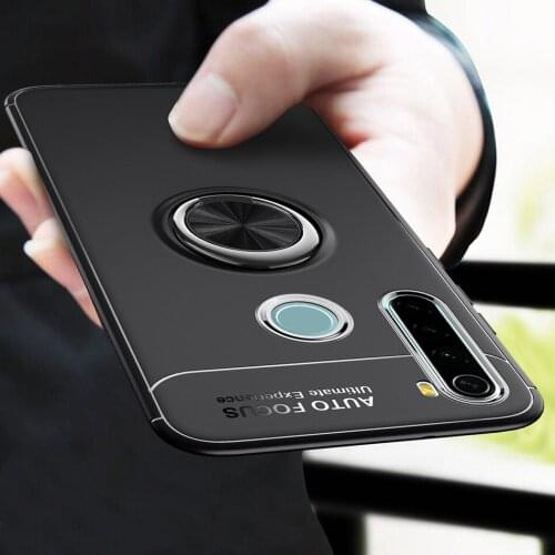 Redmi Note 8 Case Magnetic Car Holder Case For Redmi Note 8 Pro Case 360 Rotating Finger Ring Phone Cover For Redmi Note 8 Capa