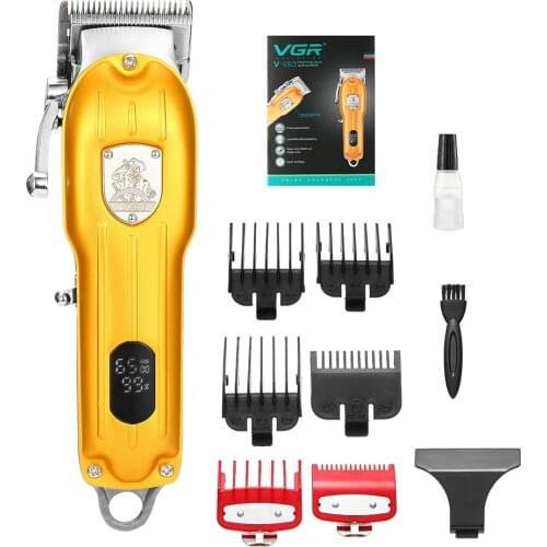 Ourwork electric hairdresser electric scissors all metal hairdresser high power lithium battery oil head push v-092