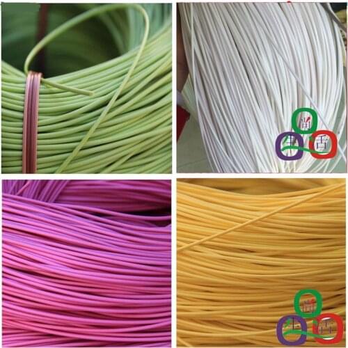 Round synthetic root weaving material is used to weave fruit baskets, shopping baskets, PE plastic rattan imitation