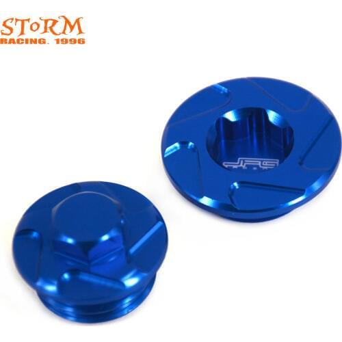 Motorcycle Engine Ignition Cover Plug Oil Filter Plugs For HUSQVARNA FC250 FC350 FC 250 350 2014 2015 2014-2015 14-15