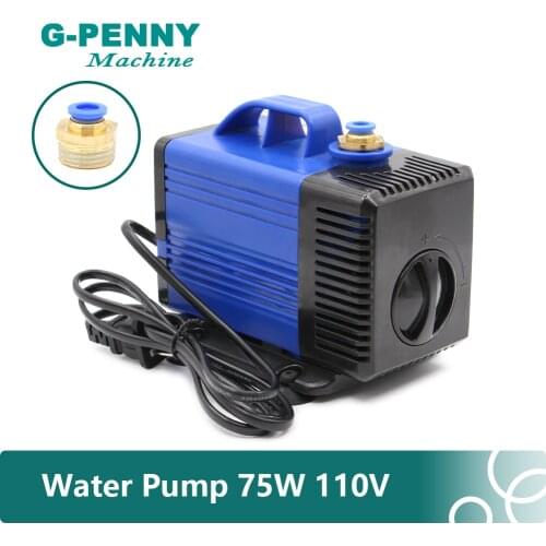 Water Pump 75w 110V 60Hz Brushless Motor pump max head 3.5m,max flow 3500L/H Multi-function submersible water pump