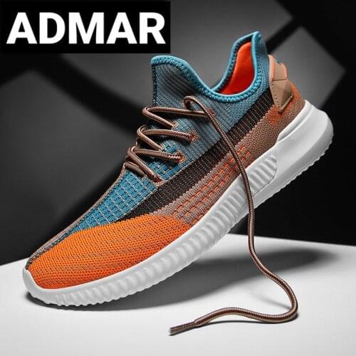 ADMAR Men Sneakers Shoes Light Breathable Casual Shoes Mesh Fashion Large Size Sports Walking Mens Clunky Sneakers Running Shoes