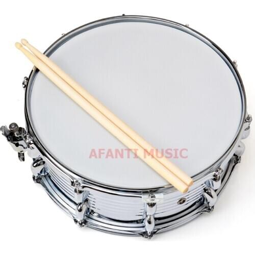 Afanti Music 14 inch Stainless Steel Snare Drum (SNA-115)