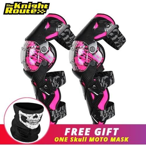 Pink Motorcycle Knee Pads Women Knee Protector Protective Gears Knee Gurad Protector Moto Riding Motorbike Motocross Guards