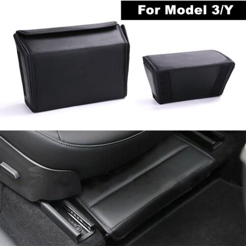 For Tesla Model Y Front Back Seat Storage Box Organizer
