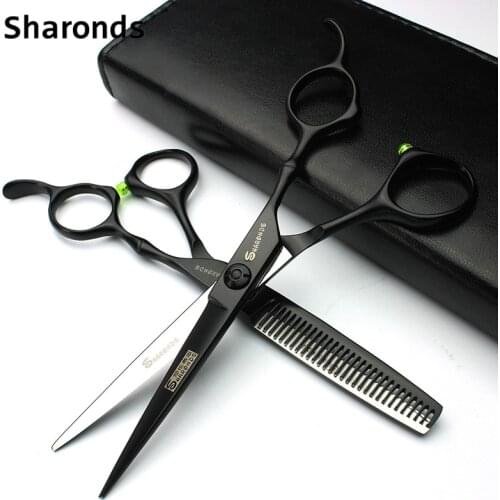 Scissors Professional Hairdressing Scissors 6.0 440c Barber Scissors 440c Japanese Steel Barber Special Non-slip Wear-resistant
