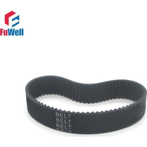 2pcs HTD3M Timing Belt Closed Loop 138/141/144/147/150/153/156/159/162/165/168-3M Pulley Belt Rubber 15mm Width Synchronous Belt