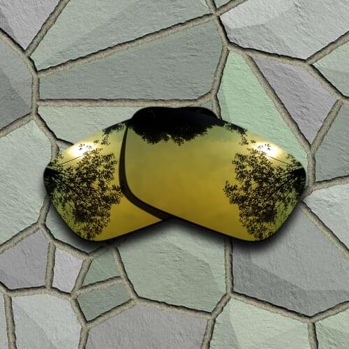 Yellow Golden Sunglasses Polarized Replacement Lenses for Oakley jury