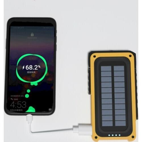 Solar LED Emergency Light Outdoor Working Flashlight Portable COB 30W Super Bright Waterproof Camping Tent Light Rechargeable