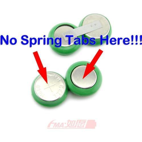 50Pcs Ni-MH Rechargeable Battery 2.4V 80MAH for TV Ears 3/5MHz Digital Amplified No Spring