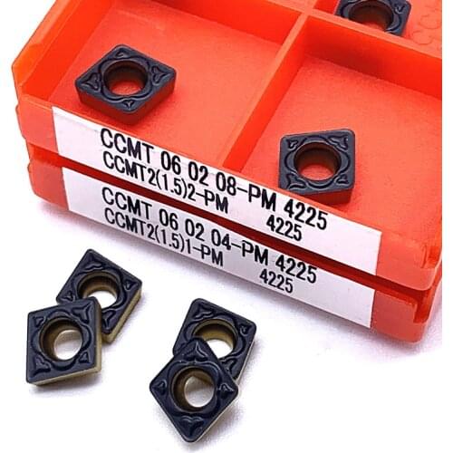 CCMT060204 CCMT060208 PM 4225 CNC tool carbide insert CCMT 060204 turning tool internal turning tool high quality turning insert