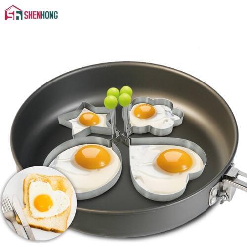 Stainless Steel Fried Egg Shaper Pancake Mould Mold Kitchen Cooking Tools