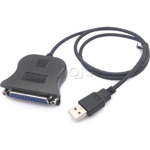 USB 2.0 To DB25 Cable Print Converter Cable LPT USB Adapter LPT Cable LPT To USB Cable Black