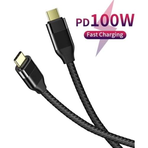 100W USB C to Type C Cable Quick Charger 4.0 USB C Cable PD Fast Charging For Xiaomi Samsung Macbook pro Data Cable Cord