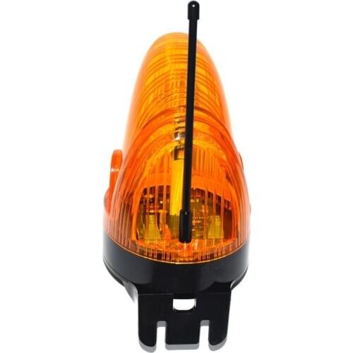 Wide voltage 110V AC 220VAC 24VDC LED flashing alarm lamp light blinker strobe for automatic gate opener(no sound)