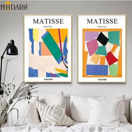 Matisse Vogue Posters And Prints Abstract Geometric Colorful Wall Art Canvas Painting Pictures For Living Room Home Decor