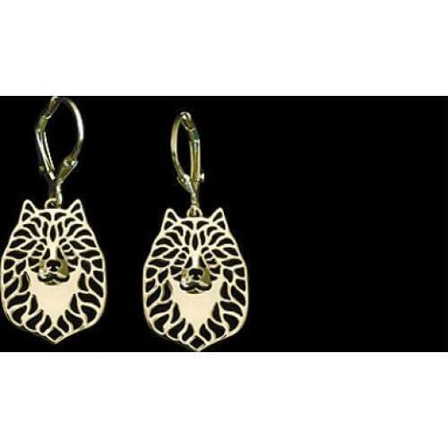 Trendy cute Eurasier drop earrings gold silver plated earrings women fashion jewelry