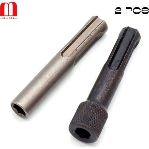 BINOAX 2pcs 1/4" Hex Shank Drill Bit Chuck Adapter SDS Converter Adapter Nut Impact Driver Set For Drilling Tools