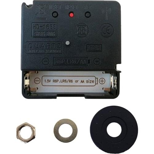 German Time Zone DCF Radio Controlled Silent Wall Clock Quartz Movement Mechanism DIY Kit Replacement Set Accessories W3JE