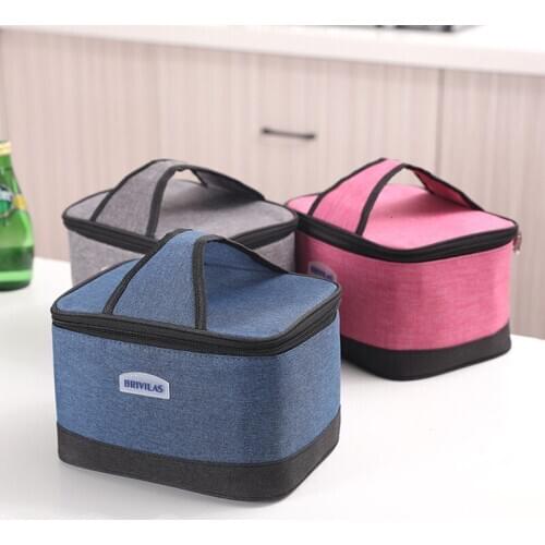 New Insulated Lunch Bag Picnic Bag Tote Cooler Box Cation Handbag Snack Box Portable Thermal Food Bag for Men Women Kids