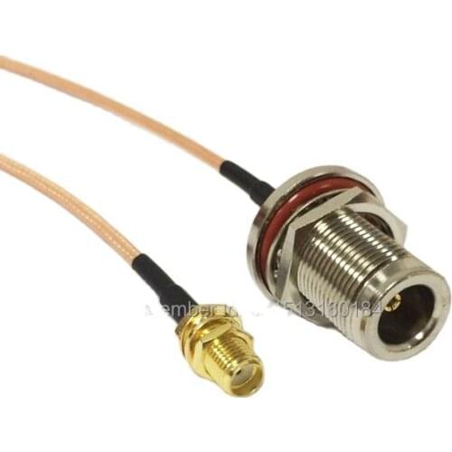 New Modem Extension Cable SMA Female Jack To N Female Jack Connector RG316 Coaxial Cable 15CM 6" Adapter RF Pigtail
