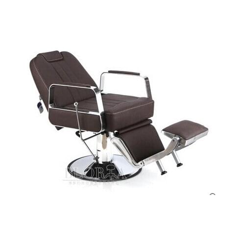 The new hair salon upscale hairdressing chair. Barber chair. Big guest chai