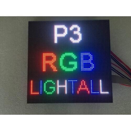 P3 192x192mm 64x64 module led pixel 3mm SMD2121 led module 1/32 scan LED screen make in China