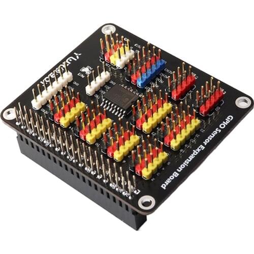 Raspberry Pi GPIO Extension Board AD/DA Digital To Analog Sensor Board For Raspberry Pi 4B/3B+/3B