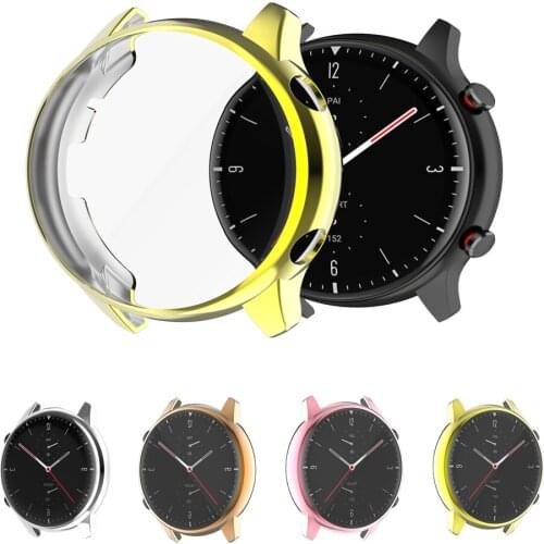 Suitable for Huami amazfit GTR 2 watch full TPU soft cover, frame cover, bumper, suitable for Xiaomi Huami amazfit GTR