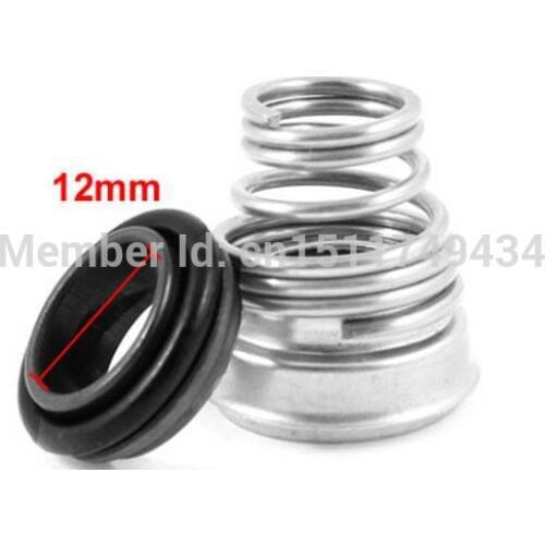 Rubber Bellow Single Spring 12mm Internal Dia Water Pump Mechanical Shaft Seal 5pcs