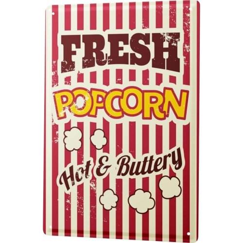 SINCE 2004 Tin Sign Metal Plate Decorative Sign Home Decor Plaques Cinema Popcorn Cinema
