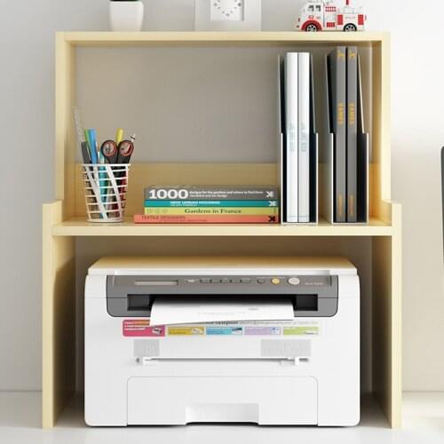 Printer Shelving Bracket Office Desktop Computer Storage Multilayer Simple Multi-function Storages Rack desk Bookshelf Brackets
