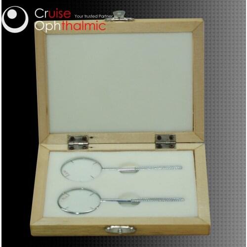 Wooden Box Packing Jackson Cross Cylinder Set | Optometric Refined Measure | 2 pcs in 0.25 and 0.50 | CCYLWD