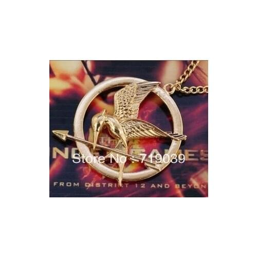 ZRM (can mix color)Hot Free Shipping Wholesale 20pcs/lot Hunger games Laugh at the bird pendant necklace original factory supply