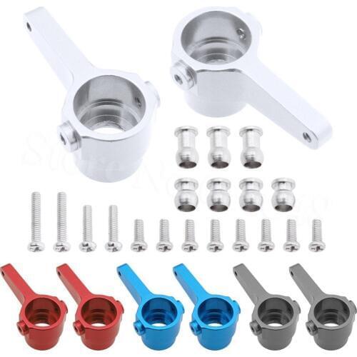 1 pair Front Steering Hub Carrier Knuckle (AL.)For WLtoys 1/28 RC Car K969 K989 K999 P929 4WD Short Course Drift Off Road Rally