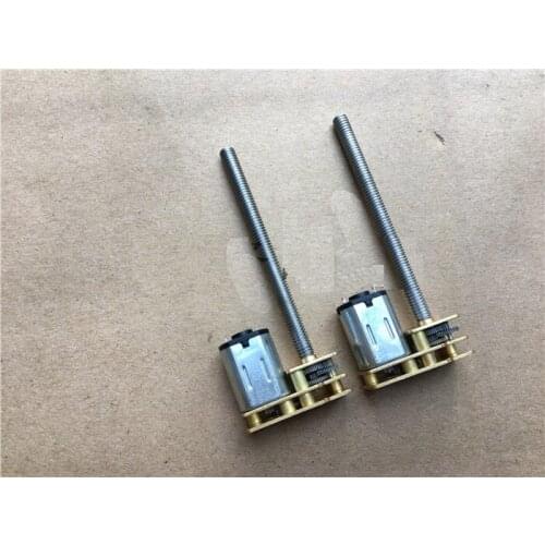 2PCS/lot N20 Flip-M4*55mm Great Screw Gear Motor Micro Thread Motor DIY Miniature DC Motor With 55mm Length Shaft