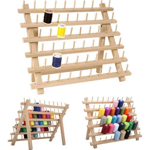 60 Axis Frame Folding Spool Storage Rack Sewing Thread Bobbin Storage Rack Can Be Placed On The Table Or Hanging On The Wall