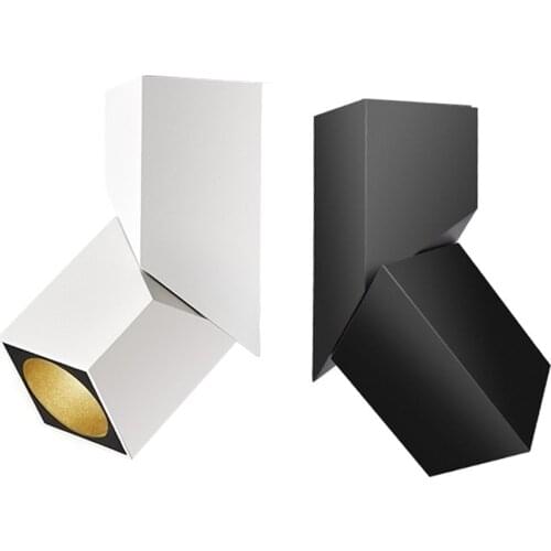 7/12W CREE LED Downlights 90/355 Degree Rotation Adjustable LED Light Surface Mounted LED Ceiling Downlight