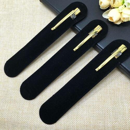 1000pcs suede pen sleeve velvet pen pouch velvet bag pen box pen bag gift pouch black velvet pouch ZA5283