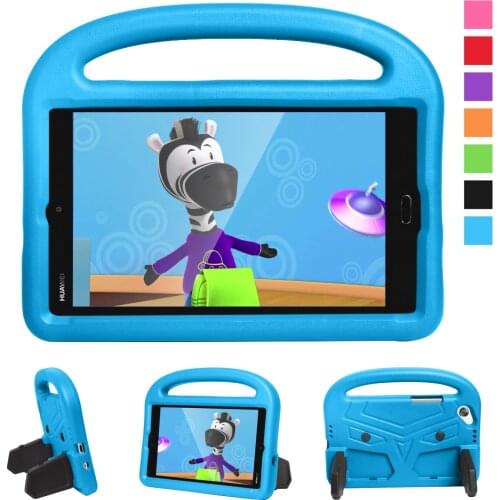 For Huawei M5 M3 lite 8 T3 T5 8.0" M6 8.4 inch Shockproof Kids Safe Handle Stand EVA Tablet Cover MatePad T8 8.0 inch Case #S