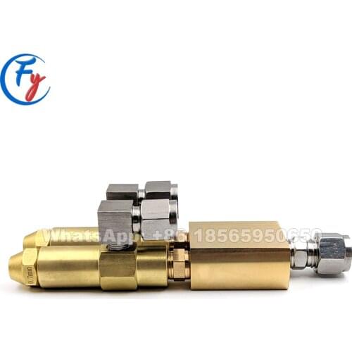 Two Spray Outlet Brass Delavan Siphon Fuel Burner Nozzles, Oil Burner Nozzle, Spray Nozzle For Waste Oil Burner