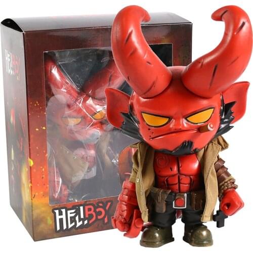 Hellboy Q Version PVC Action Figure Collectible Model Toy