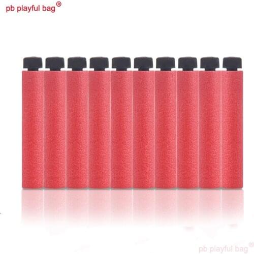 PB Playful Bag Outdoor sports soft bullet gun Red black Elite long EVA sponge foam soft bullet Childrens toy accessories IG40
