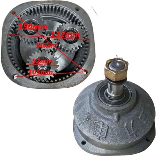 Transmission Electric Tricycle Motor Gear Box Assembly Motor Head Gear Box DC Series Motor Gear Box Reduction Assembly