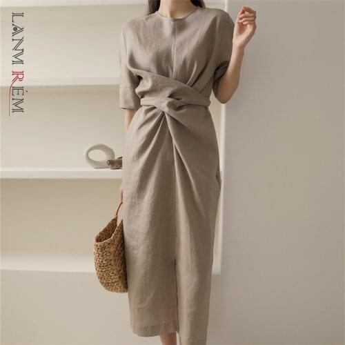 LANMREM Summer Cotton Dresses