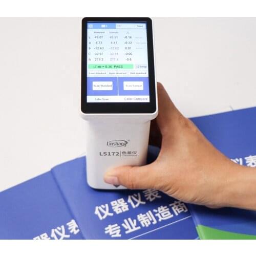 Multifunctional Colorimeter LS172 smart touch screen Color Difference Tester paint, paper printing Color Analyzer