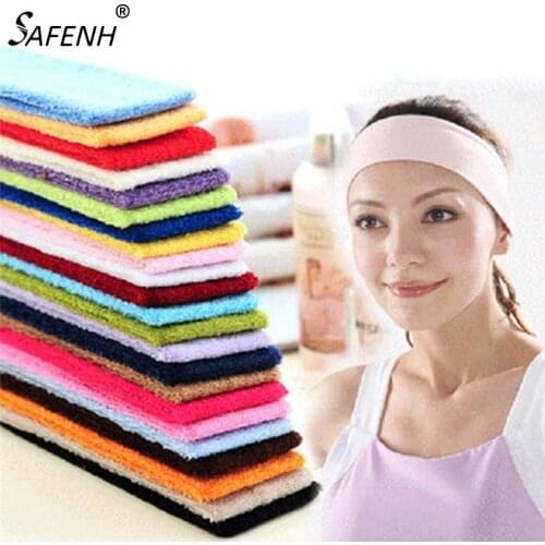 Fashion Women Absorbing Sweat Yoga Headband Elasticity Turban Sports Sweat Hair Bands Stretch Headband Headwear Hair Accessory